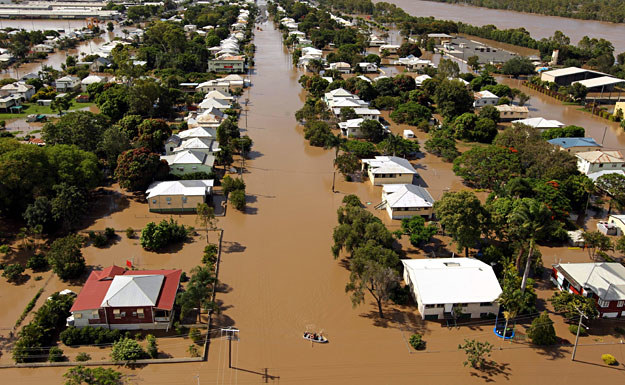 Zalane ulice Rockhampton /AFP