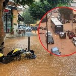 Zalane ulice, wojsko w akcji. Potężne ulewy na Ibizie