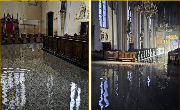 Zalane wnętrze kościoła w Mysłowicach. Co się stało?