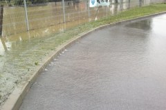 Zalany tunel w Pszczynie