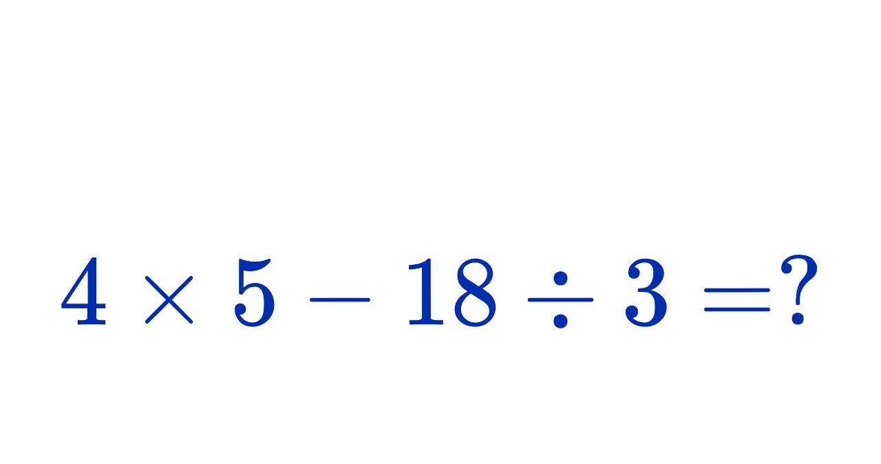 ​Zaledwie 1 na 8 osób potrafi podać poprawny wynik. Sprawdź, czy jesteś w tej grupie /materiały własne /INTERIA.PL