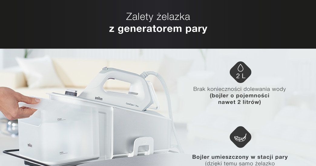 Zalety żelazka z generatorem pary /materiały promocyjne