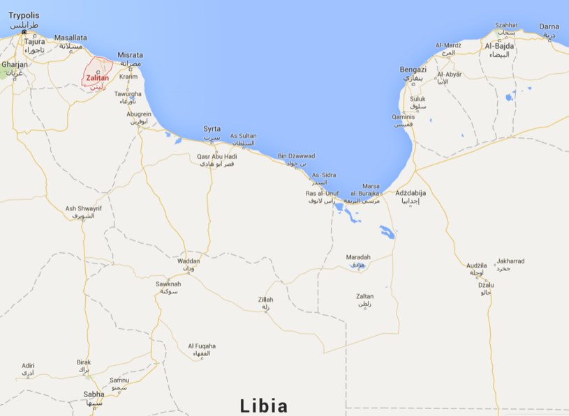 Zalitan, Libia /Google Maps /