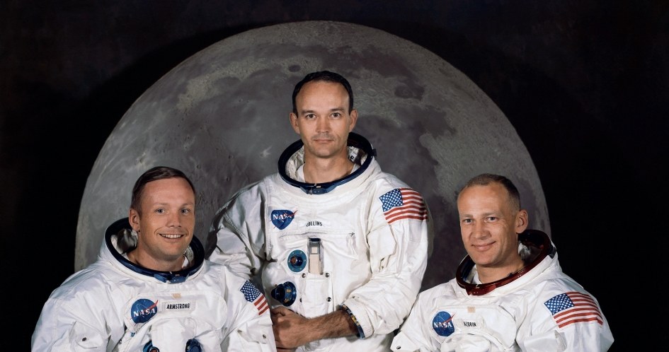 Załoga Apollo 11 (od lewej): Neil Armstrong, Michael Collins, Buzz Aldrin /NASA