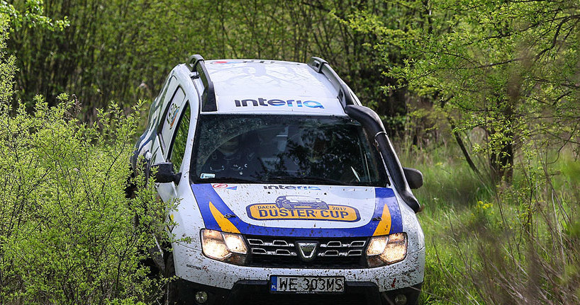 Załoga Jacek Jurecki - Marek Wicher na trasie rajdu Baja Carpathia 2017 /Fot. Grzegorz Kozera /INTERIA.PL