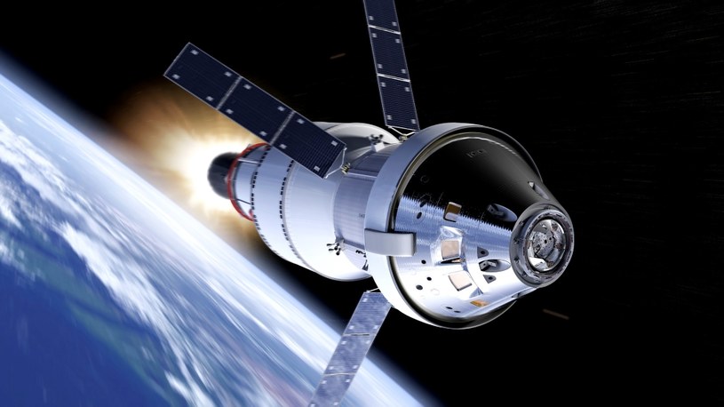Załogowa kapsuła Orion, na pokładzie której Amerykanie polecą na Księżyc /materiały prasowe