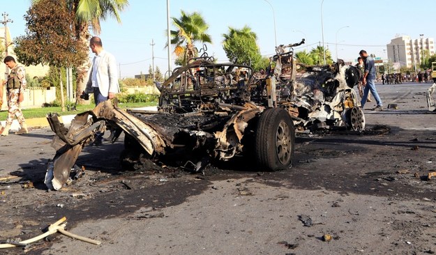 Zamach bombowy w Iraku /STR /PAP/EPA