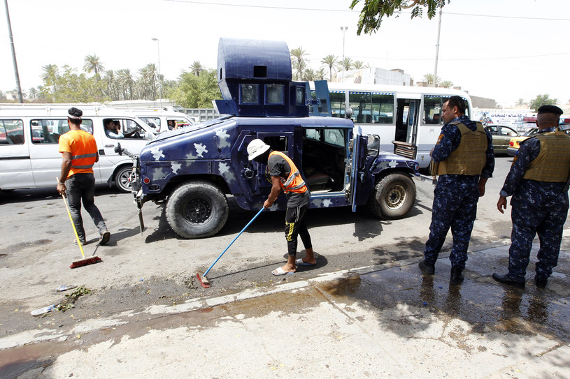 zamach na ulicach Bagdadu /SABAH ARAR /AFP
