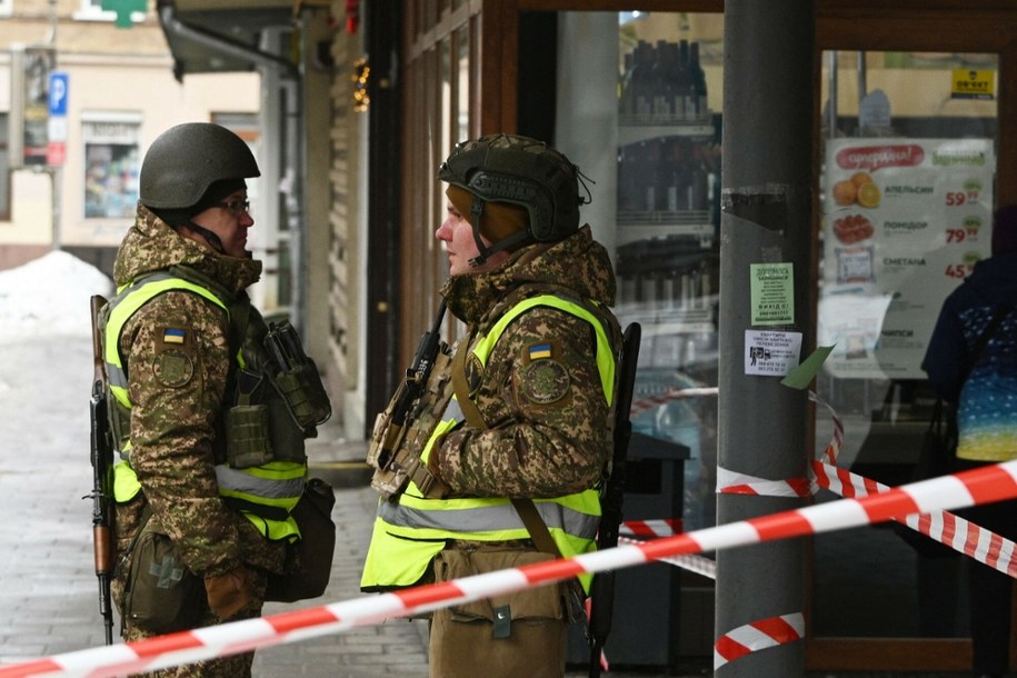 Zamach terrorystyczny we Lwowie, miejsce zdarzenia, 22.02.2026 /YURIY DYACHYSHYN/AFP/East News /East News