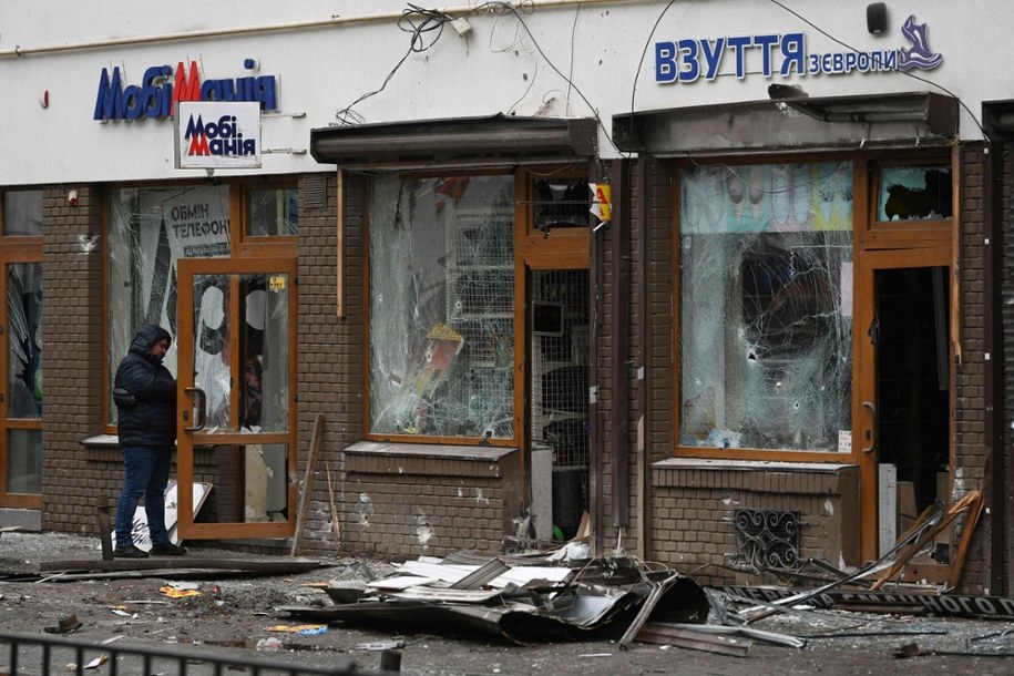 Zamach terrorystyczny we Lwowie, miejsce zdarzenia, 22.02.2026 /YURIY DYACHYSHYN/AFP/East News /East News