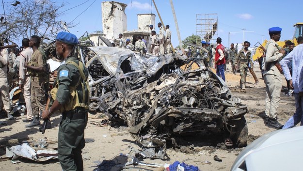 Zamach w Mogadiszu /SAID YUSUF WARSAME /PAP/EPA