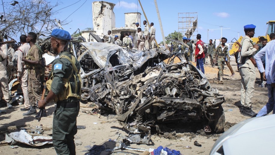 Zamach w Mogadiszu /SAID YUSUF WARSAME /PAP/EPA
