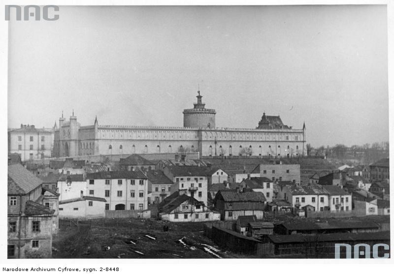 Zamek Lubelski w okresie II wojny światowej /Z archiwum Narodowego Archiwum Cyfrowego