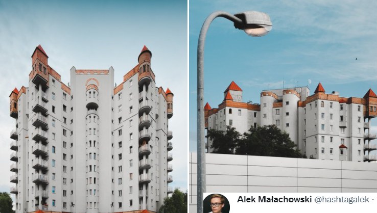 Zamek na krakowskich Czyżynach uwiecznił niedawno fotograf, Aleksander Małachowski /Twitter Aleksander Małachowski @hashtagalek/printscreen /Twitter