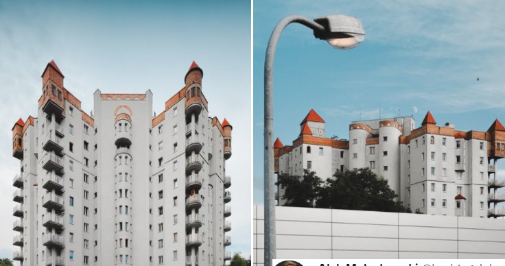 Zamek na krakowskich Czyżynach uwiecznił niedawno fotograf, Aleksander Małachowski /Twitter Aleksander Małachowski @hashtagalek/printscreen /Twitter