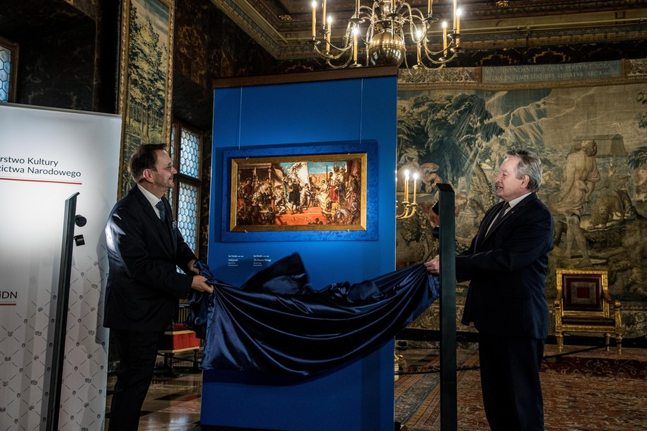 Zamek na Wawelu włączył się w rok matejkowski prezentując nieznany szkic do Hołdu Pruskiego /Art Service /PAP