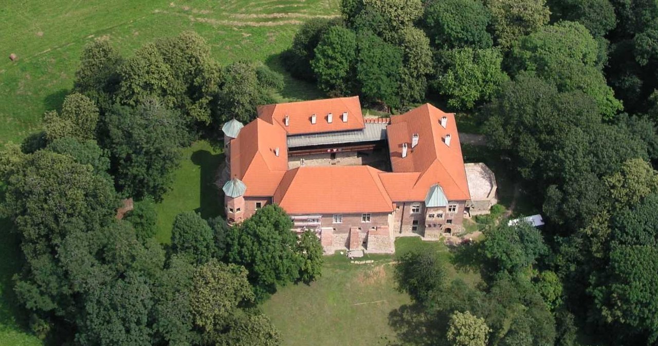 Zamek w Dębnie z lotu ptaka /Kawior /CC BY-SA 3.0