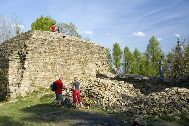 Zamek w Lanckoronie/ Zdj. archiwalne /Jerzy Ochoński   /PAP