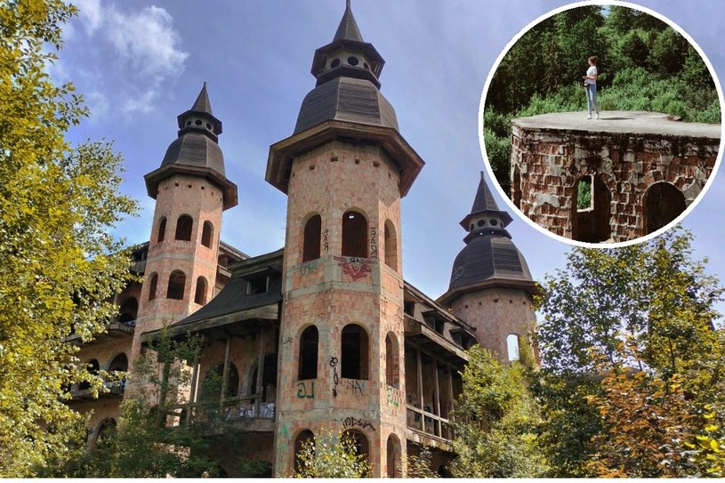 Zamek w Łapalicach jest niedokończoną atrakcją, która wywołuje od 40 lat wielkie emocje /Karolina Iwaniuk  /Archiwum autora