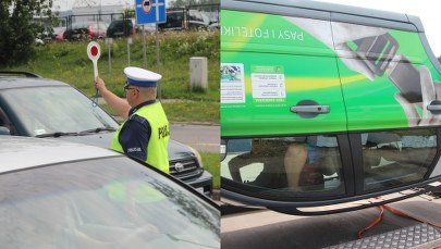 Zamiast mandatu... symulowane dachowanie. Nietypowa akcja w Olsztynie