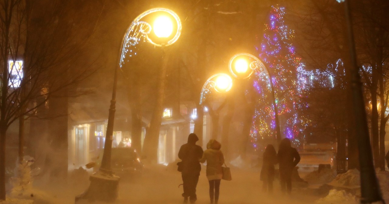 Zamieć w centrum Zakopanego