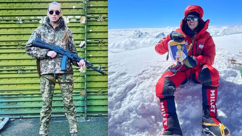 Zamieniła górski czekan na Kałasznikowa! - ukraińska himalaistka zagrzewa Ukraińców do walki /Instagram