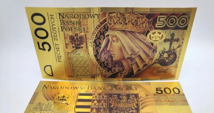 Zamieszanie wokół banknotu 500 zł z Jadwigą /Źródło: Allegro  /