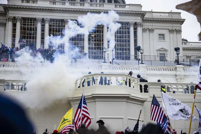 Zamieszki na Kapitolu; zdj. archiwalne /Samuel Corum/Getty Images /Getty Images