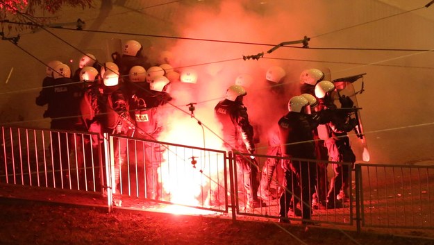 Zamieszki podczas Marszu Niepodległości w 2014 roku / 	Leszek Szymański    /PAP