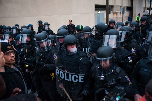 Zamieszki w Baltimore /NOAH SCIALOM /PAP/EPA