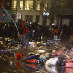 Zamieszki w Brukseli. Policja użyła armatek wodnych