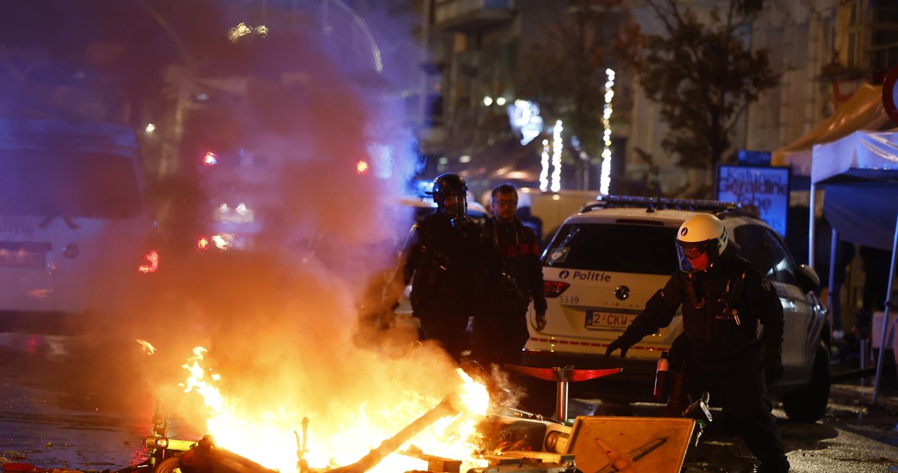 Zamieszki w Brukseli