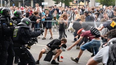 Zamieszki w Hamburgu: Polak został skazany przez niemiecki sąd