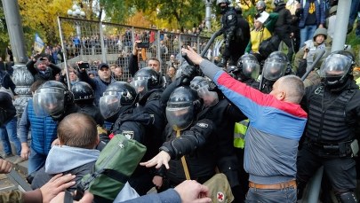 Zamieszki w Kijowie. Demonstranci domagali się się reform politycznych