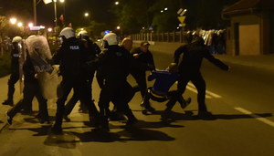 Zamieszki w Knurowie: Kolejne starcia z policją