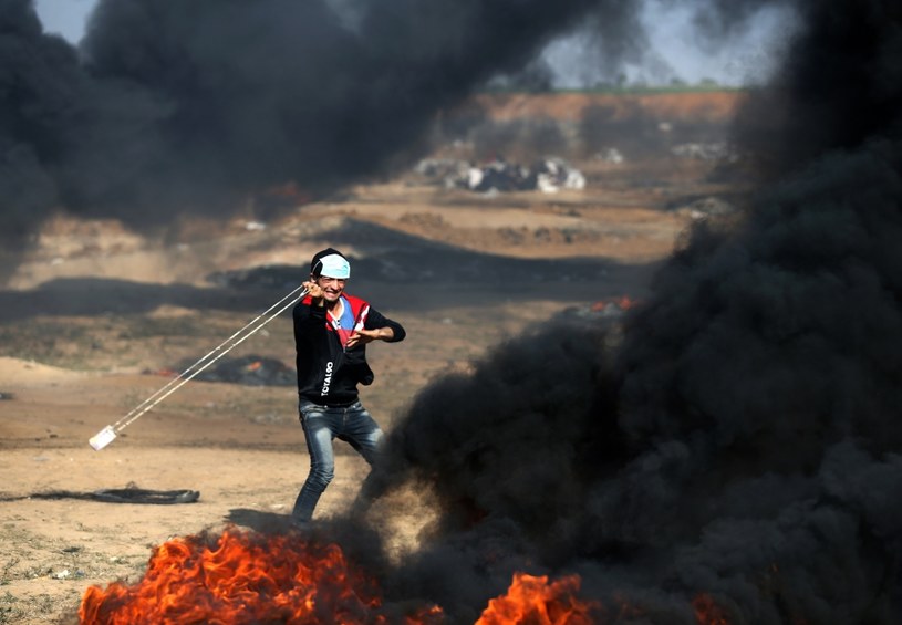 Zamieszki w Strefie Gazy; Zdj. ilustracyjne /MOHAMMED ABED /AFP