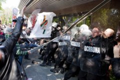 Zamieszki w trakcie protestu związkowców KGHM