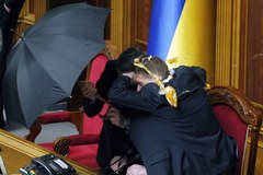 Zamieszki w ukraińskim parlamencie