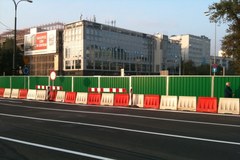 Zamknięto ulicę Prostą w Warszawie