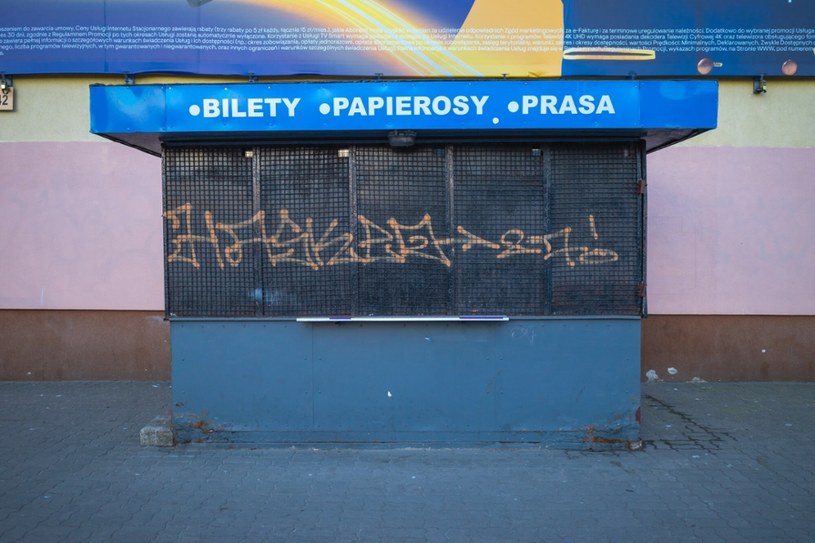 Zamkniety kiosk /Arkadiusz Ziołek/EAST NEWS  /East News