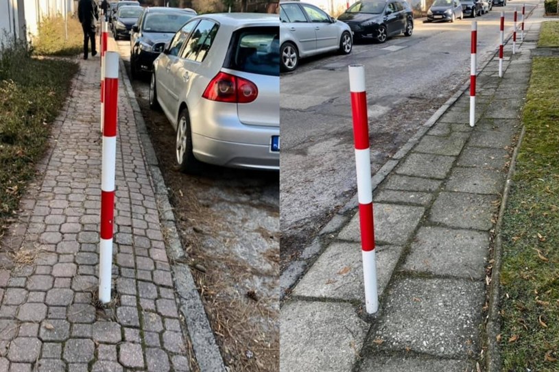 Zamontowane przy skrzyżowaniu kieleckich ulic Spacerowej z Sadową to idealny przykład "słupkozy" /Wojciech Habdas /Informacja prasowa