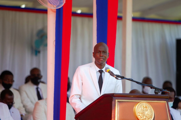 Zamordowany zeszłej nocy prezydent Haiti Jovenel Moise /Jean Marc Herve Abelard /PAP/EPA