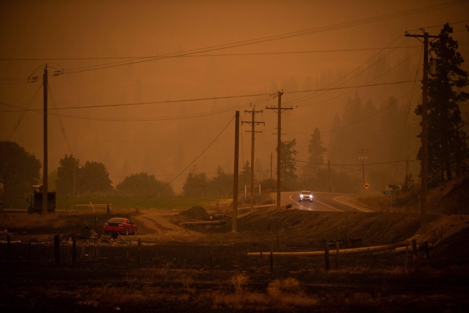 Do Polski dotarł pył z pożarów lasów w Kanadzie