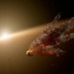 Zaobserwowano kolizję dwóch ogromnych asteroid