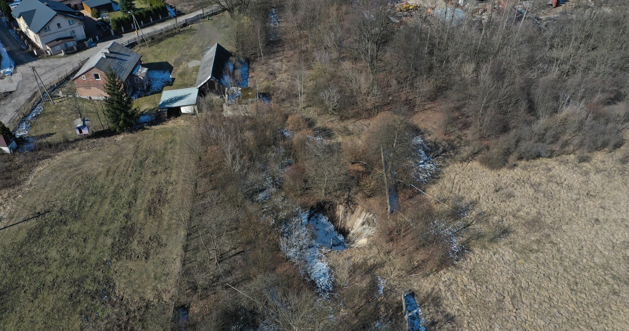 Zapadliska w Bolesławiu