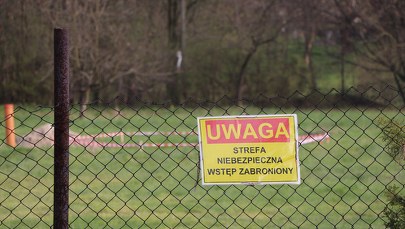 Zapadliska w Trzebini. Jest zakaz przebywania na terenach zagrożonych