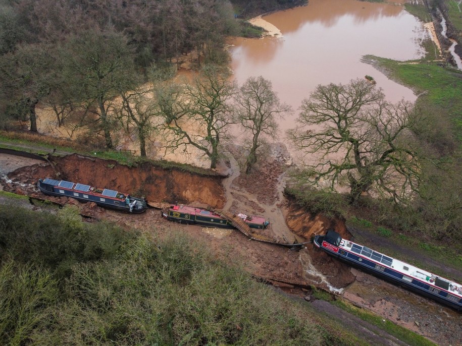 Zapadlisko w angielskim Shropshire /Andy Kelvin/Press Association/East News