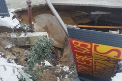 Zapadlisko w Olkuszu 