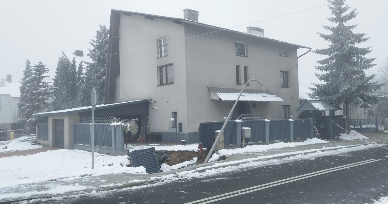 Zapadlisko w Olkuszu 