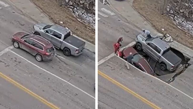 Zapadlisko w Omaha /University of Nebraska-Omaha Public Safety /Shutterstock